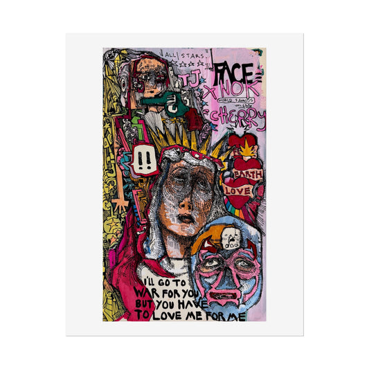 "Love Me For Me" print
