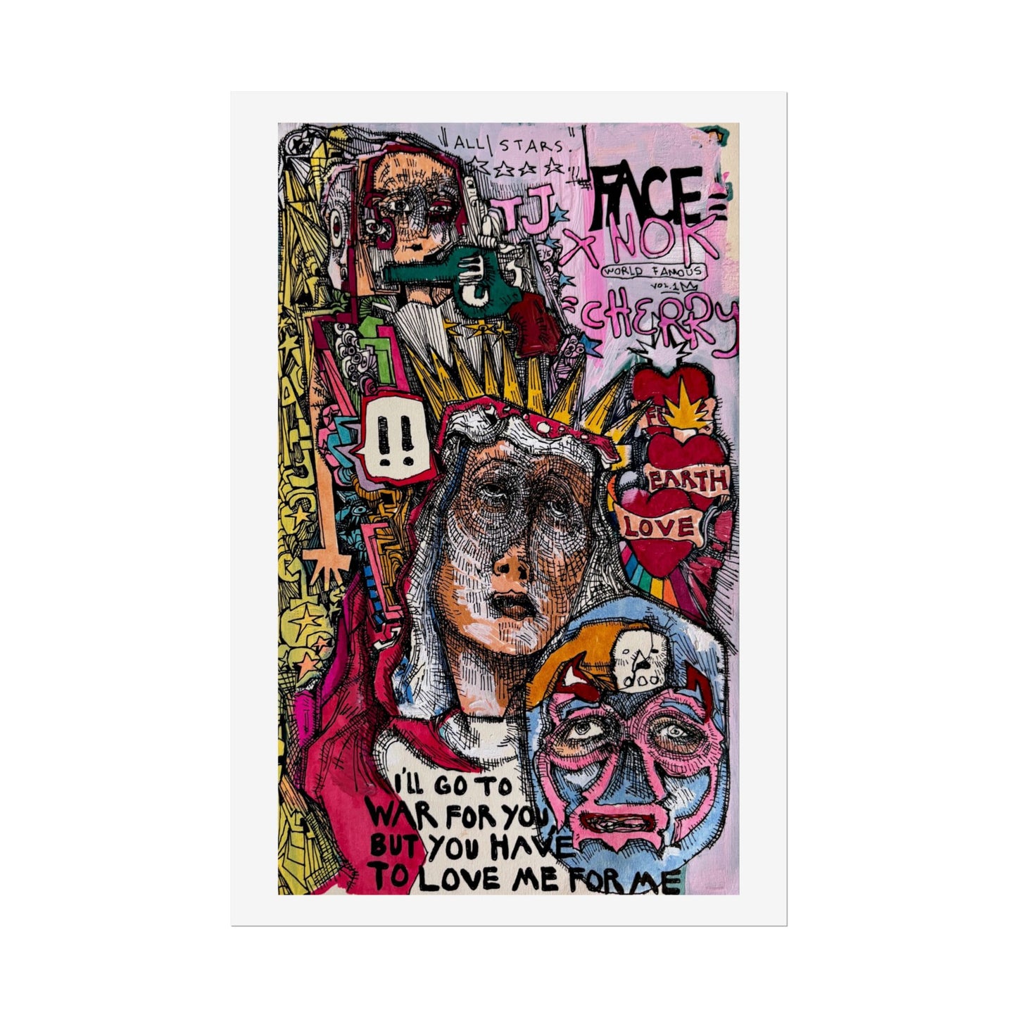 "Love Me For Me" print