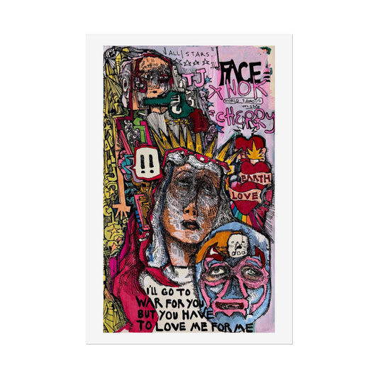 "Love Me For Me" print